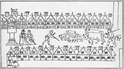 Eastcheap Market, Londyn, c1598 1904 autorstwa Unbekannt