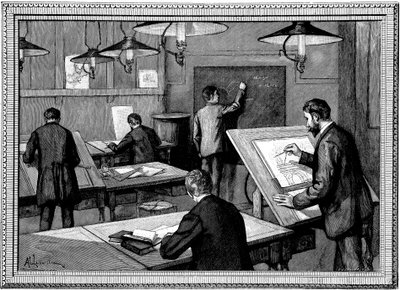 Szkoła Ponts-et-Chaussees, Paryż, 1894 autorstwa Unbekannt