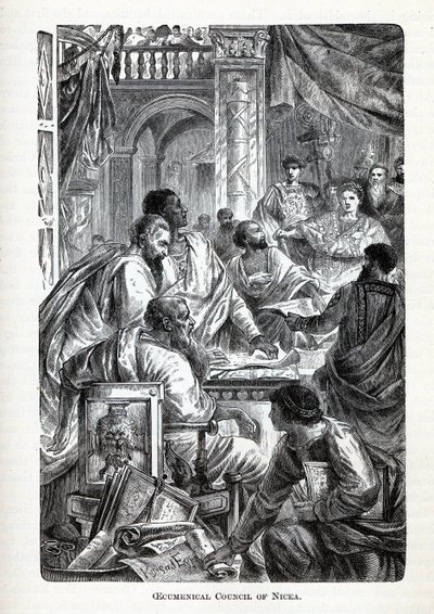 Sobór Ekumeniczny w Nicei, 1882 r. autorstwa Unbekannt