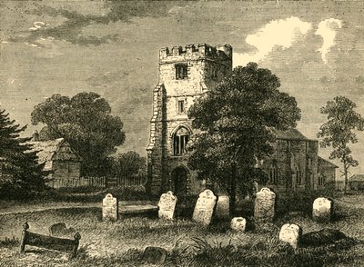 Kościół Edmonton, 1790, c1876. autorstwa Unbekannt