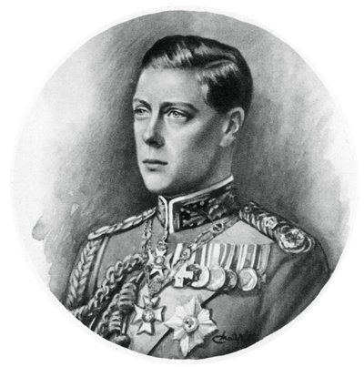 Edward VIII w chwili swojej abdykacji, 11 grudnia 1936, 1937 autorstwa Unbekannt