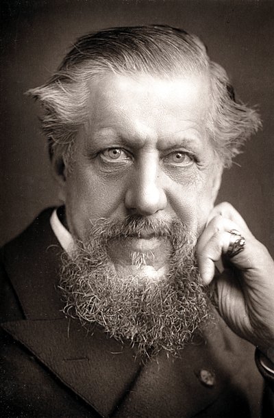 Edwin Arnold 1832-1904, brytyjski orientalista, poeta i dziennikarz, ok. 1890 autorstwa Unbekannt