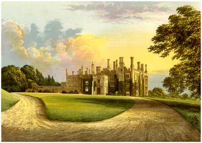 Eggesford House, Devon, dom hrabiego Portsmouth, ok. 1880 r autorstwa Unbekannt