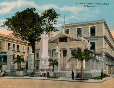 El Templete, Hawana, Kuba, ok. 1920 r. autorstwa Unbekannt