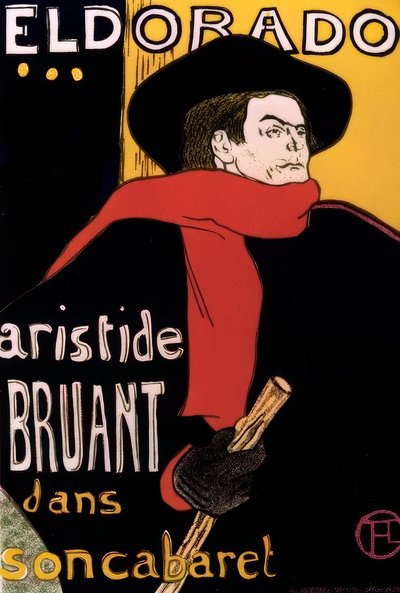 Eldorado, Aristide Bruant autorstwa Unbekannt