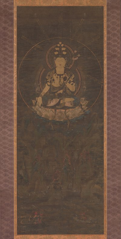 Jedenastogłowy Kannon na górze Fudaraka, XIII wiek. autorstwa Unbekannt