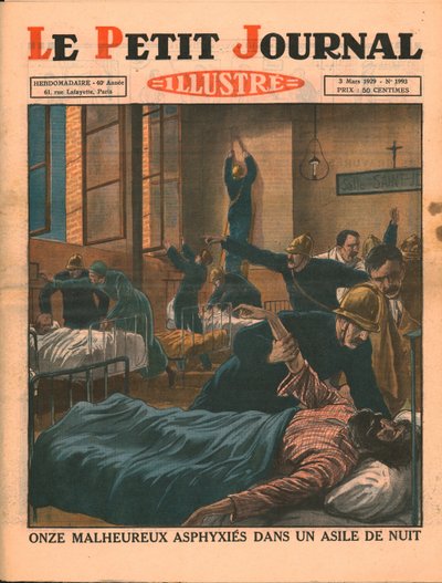 Jedenastu nieszczęśników uduszonych w noclegowni, 1929. autorstwa Unbekannt
