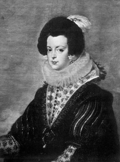 Elżbieta Burbon, żona króla Hiszpanii Filipa IV, ok. 1630 1901 autorstwa Unbekannt