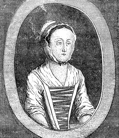 Eliza Canning z życia, c1753 autorstwa Unbekannt