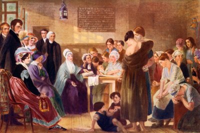 Elżbieta Fry 1780-1845 odwiedzająca więzienie Newgate, 1926 autorstwa Unbekannt