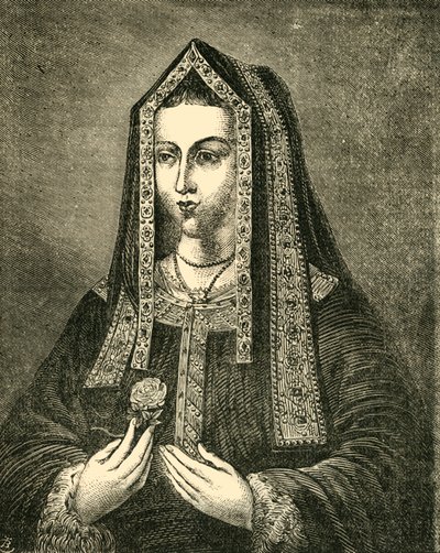 Elżbieta, żona Henryka VII, 1881. autorstwa Unbekannt