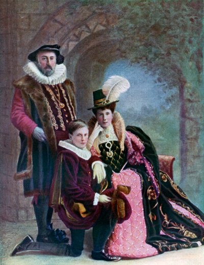 Strój elżbietański, ok. 1572, 1910 r autorstwa Unbekannt