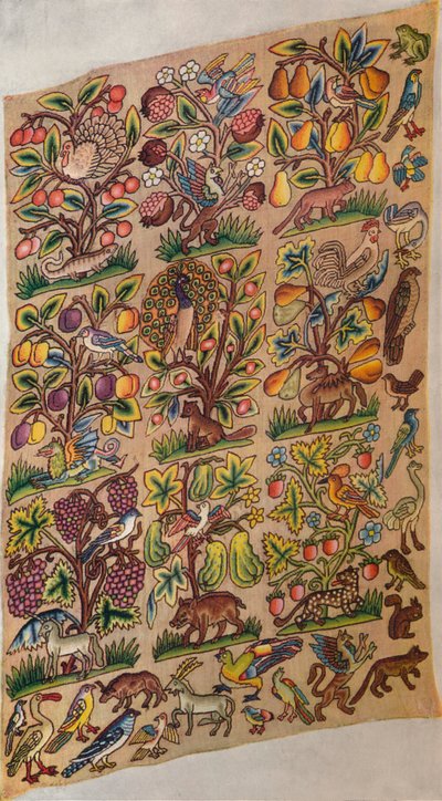 Haftowany panel, c1600, 1929 autorstwa Unbekannt