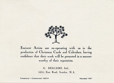 Wybitni artyści - G Delgado, Ltd., 1935 autorstwa Unbekannt