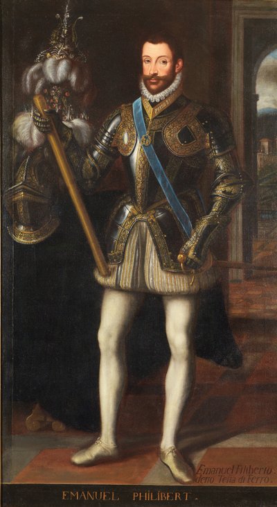 Emmanuel Philibert 1528-1580, książę Sabaudii autorstwa Unbekannt