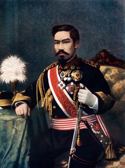 Cesarz Japonii Meiji, koniec XIX-początek XX wieku autorstwa Unbekannt