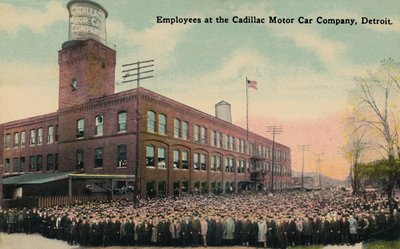 Pracownicy Cadillac Motor Car Company, Detroit, lata 30. XX wieku. autorstwa Unbekannt