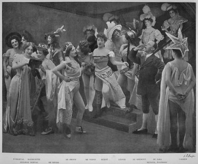 Na scenie dla trzech!, 1900 autorstwa Unbekannt