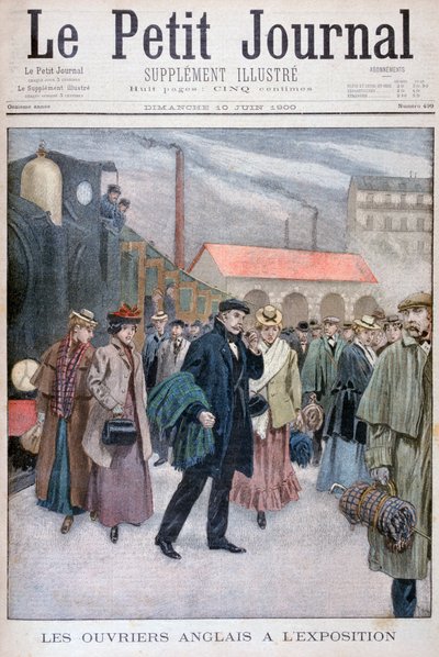 Anglicy odwiedzający Wystawę Powszechną 1900, Paryż, 1900 autorstwa Unbekannt