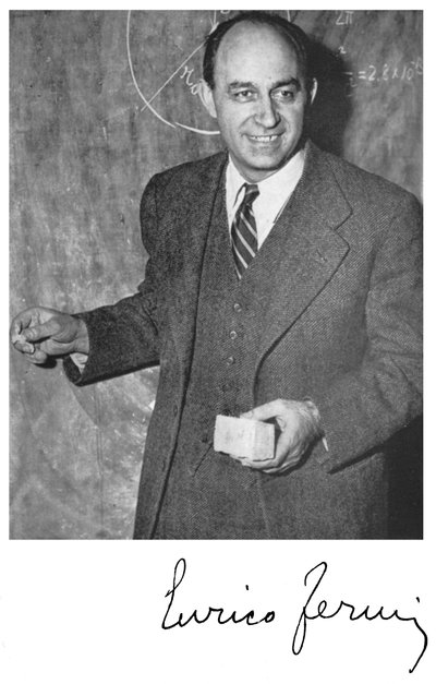 Enrico Fermi, urodzony we Włoszech amerykański fizyk jądrowy autorstwa Unbekannt