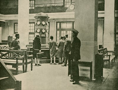 Hala wejściowa, londyńska stacja lotnicza, 1927 autorstwa Unbekannt