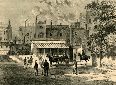 Wejście do Old Tattersalls., c1876. autorstwa Unbekannt