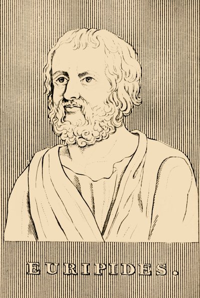Eurypides, ok. 480-406 pne, 1830. autorstwa Unbekannt