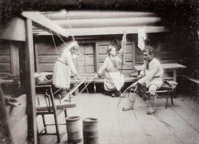 Życie codzienne ludu Mari, Rosja, ok. 1880-c1890 autorstwa Unbekannt