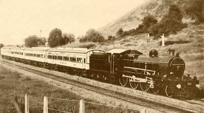 Pociąg ekspresowy, Bombay, Baroda i Central India Railway, 1930. autorstwa Unbekannt