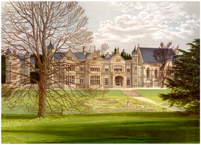 Exton House, Rutland, dom hrabiego Gainsborough, ok. 1880 autorstwa Unbekannt