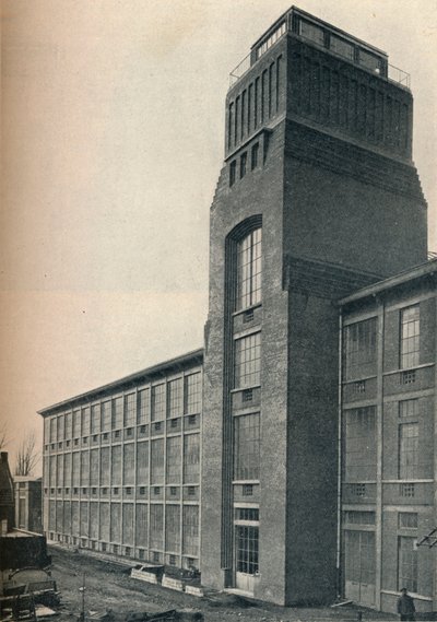 Fabryka Etablissements Nicolle, Wambrechies Nord, architekt, Andre Granet, c1928 autorstwa Unbekannt