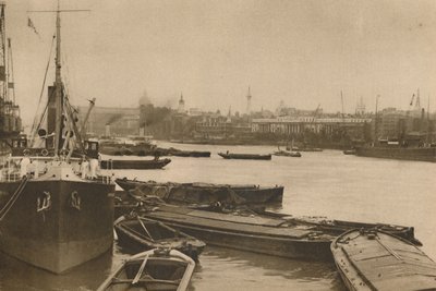Wierne statki, które służą Londynowi potrzebują: basen od Custom House do Billingsgate, c1935. autorstwa Unbekannt
