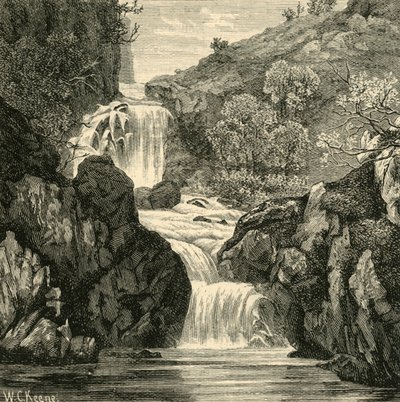 Upadek w Devils Glen, 1898. autorstwa Unbekannt