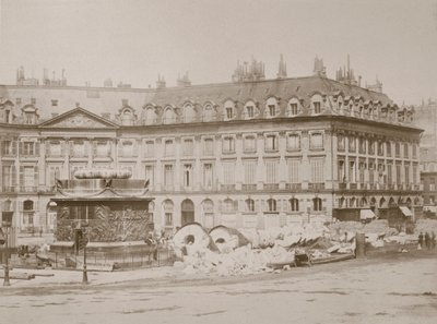 Upadła kolumna, Place Vendome, Paryż, 1871 autorstwa Unbekannt