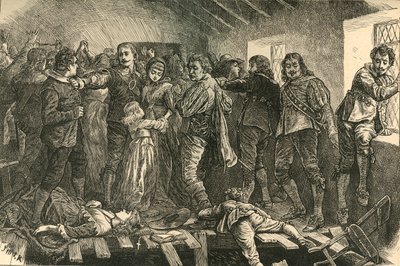 Upadek kaplicy w Blackfriars, 1623, 1897. autorstwa Unbekannt