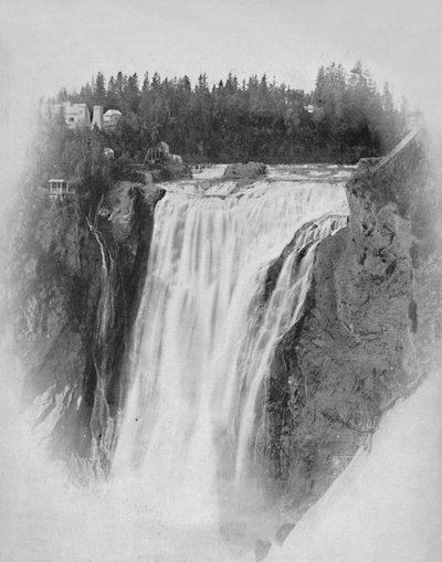 Upadki Montmorency, Quebec, c1897. autorstwa Unbekannt