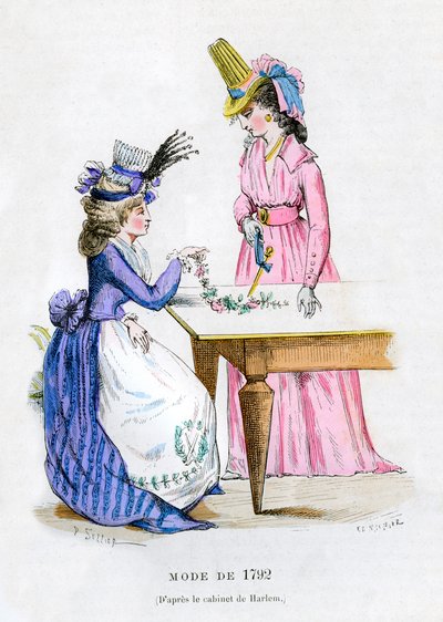 Moda lat 1792 1882-1884 autorstwa Unbekannt
