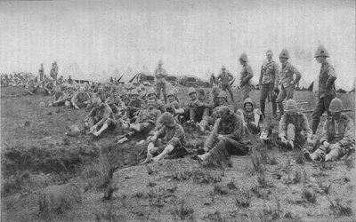 Inspekcja stóp w Estcourt, 1902 autorstwa Unbekannt