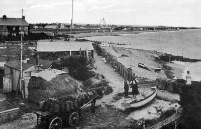 Plaża Felpham, niedaleko Bognor Regis, West Sussex, początek XX wieku autorstwa Unbekannt