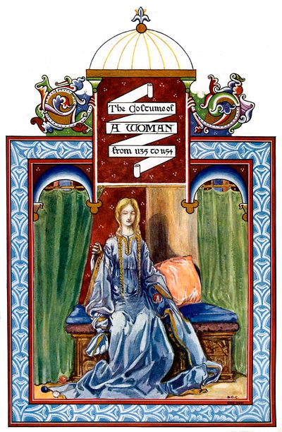 Strój kobiecy, 1135-1154, 1904 autorstwa Unbekannt