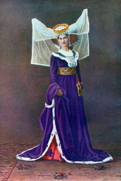 Strój kobiecy z czasów Henryka VI, 1910 autorstwa Unbekannt