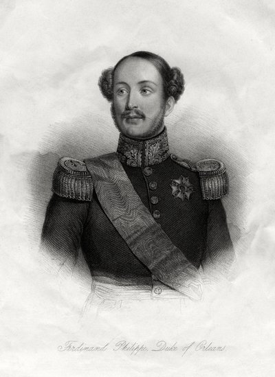 Ferdynand-Philippe 1810-1842, książę królewski Francji, XIX w. autorstwa Unbekannt