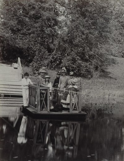 Prom w Daczy Piotra Durnowa w Petersburgu, lata 80. XIX wieku autorstwa Unbekannt