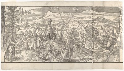 Święto nowiu z fryzu Ces Moeurs et fachons de faire de Turcz Customs ..., 1553. autorstwa Unbekannt