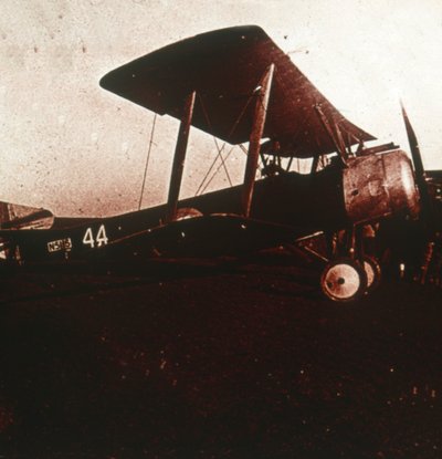 Startujący samolot myśliwski, c1914-c1918 autorstwa Unbekannt