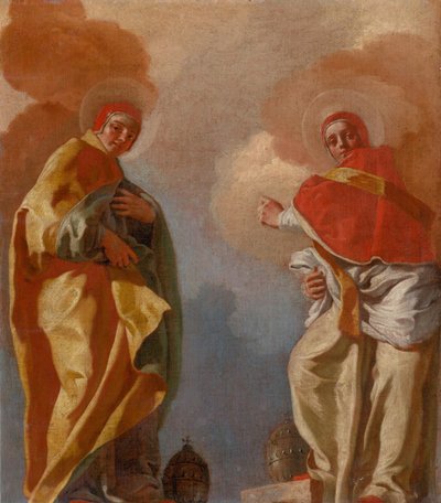 Scena figuralna (Dwóch Papieży) autorstwa Unbekannt