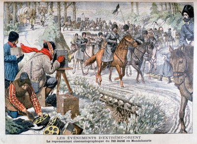 Filmowanie w Mandżurii podczas wojny rosyjsko-japońskiej, 1904 autorstwa Unbekannt
