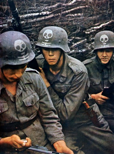 Fińscy żołnierze z pułku piechoty, 1943 autorstwa Unbekannt