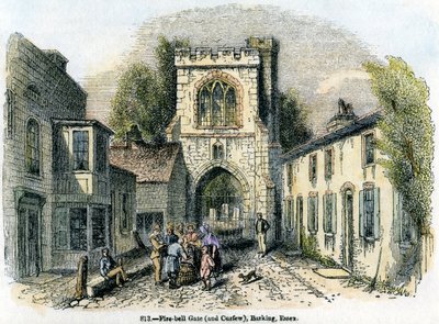 Brama strażacka i godzina policyjna, Barking, Essex, 1845 autorstwa Unbekannt