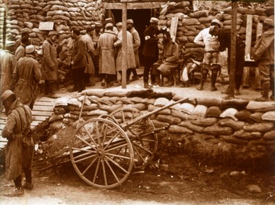 Punkt pierwszej pomocy, Ablain-Saint-Nazaire, północna Francja, c1914-c1918 autorstwa Unbekannt